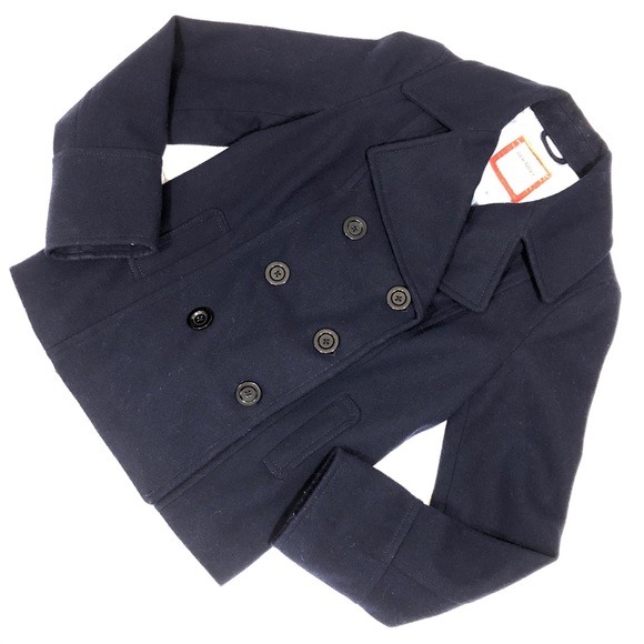 Old Navy Wool Short Peacoat {Navy} - Picture 8 of 8